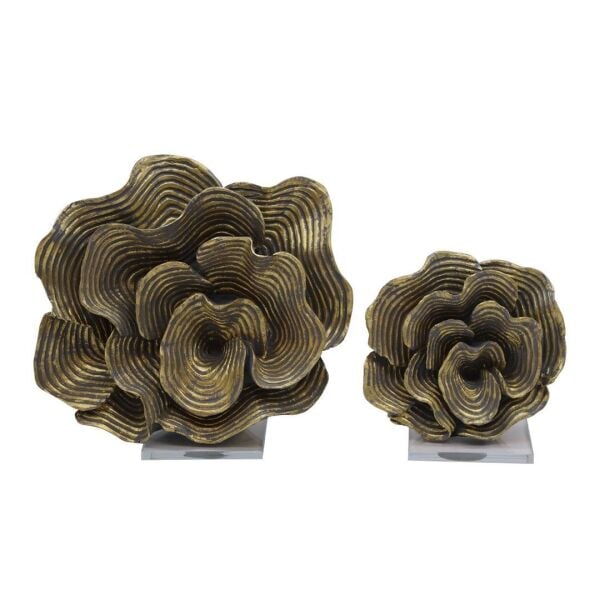 İKİLİ GRİ GOLD GÜL MERCAN