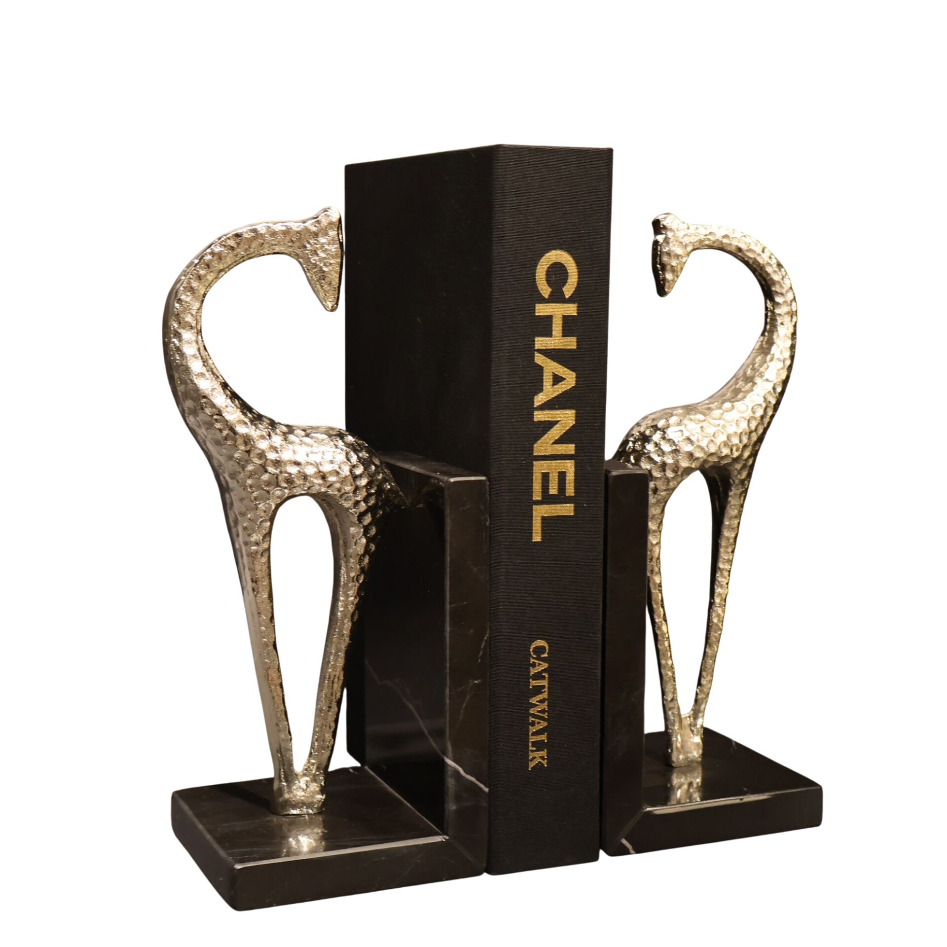 Zürafa Kitap Tutucu Gold Gümüş