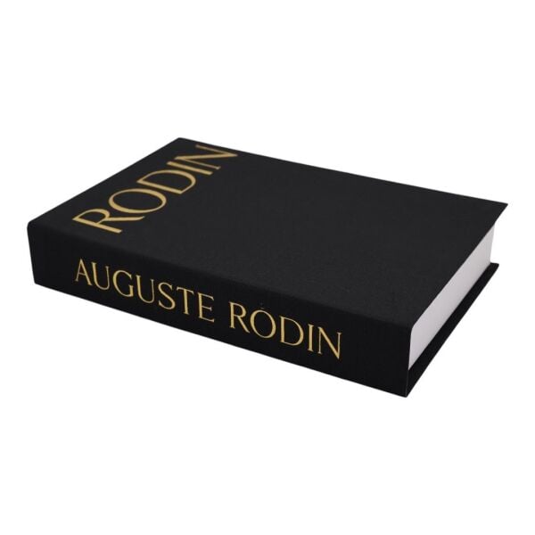 Kumaş Dekoratif Kitap Kutu Rodın Siyah