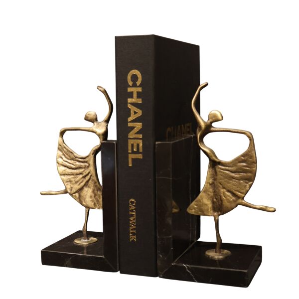 Balerin Kitap Tutucu Eskitme