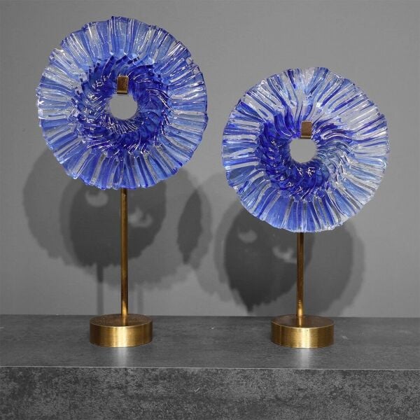 İkili Metal Kaide T Light Şeffaf Sarı