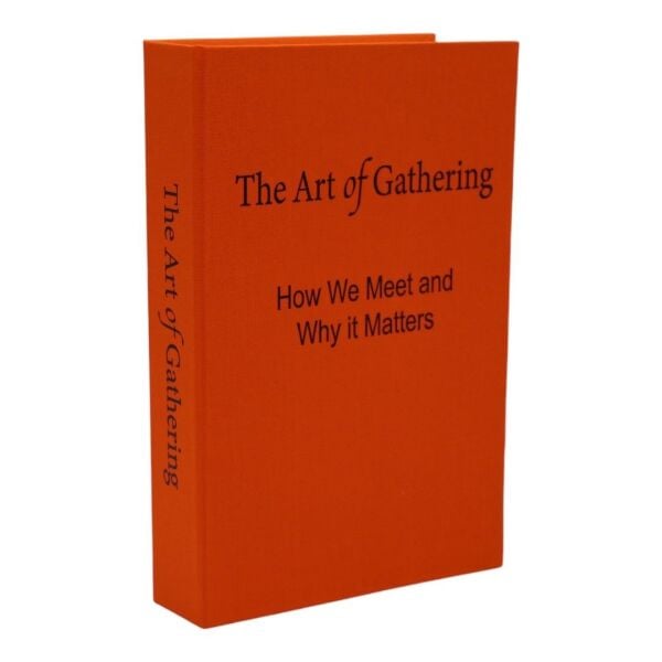 KUMAŞ DEKORATİF KİTAP KUTU THE ART TURUNCU