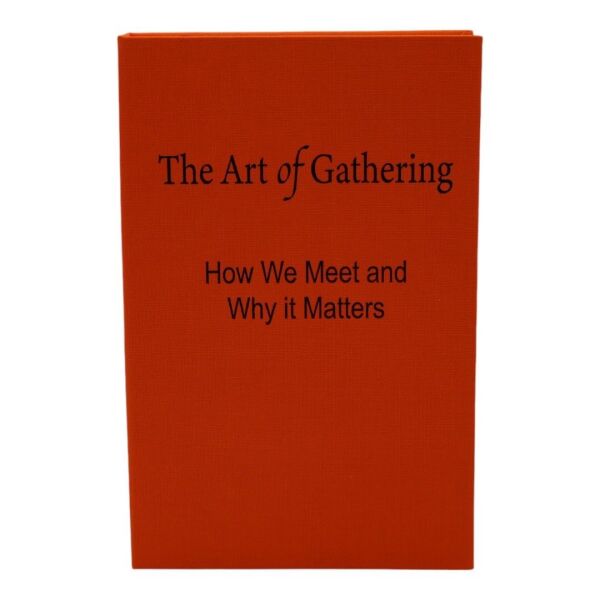 KUMAŞ DEKORATİF KİTAP KUTU THE ART TURUNCU