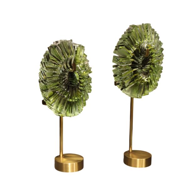 İkili Metal Kaide T Light Şeffaf Sarı Sarı