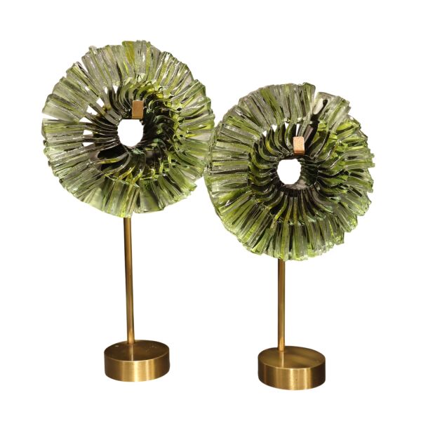 İkili Metal Kaide T Light Şeffaf Sarı Sarı