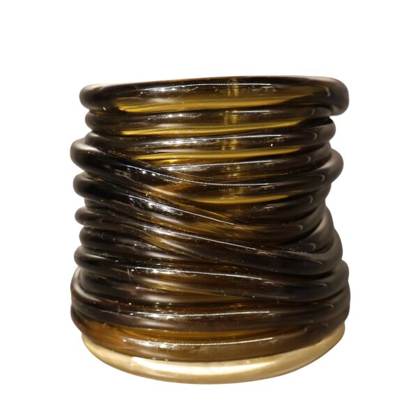 Yağ Yeşili Halka Mumluk Büyük