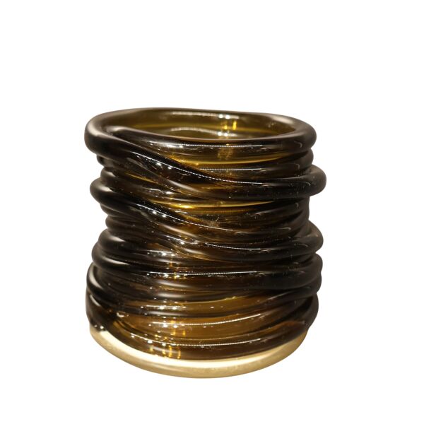 Yağ Yeşili Halka Mumluk Büyük