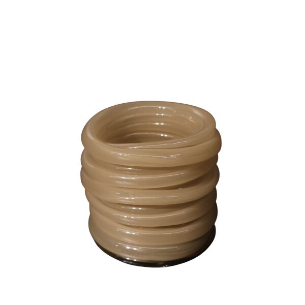 Yağ Yeşili Halka Mumluk Büyük