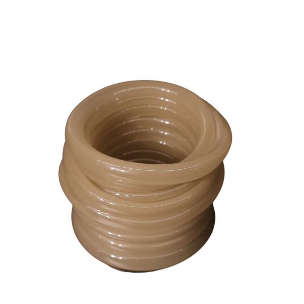 Yağ Yeşili Halka Mumluk Büyük Krem