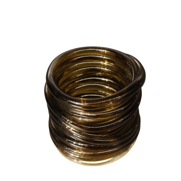 Yağ Yeşili Halka Mumluk Büyük Yağ Yeşili