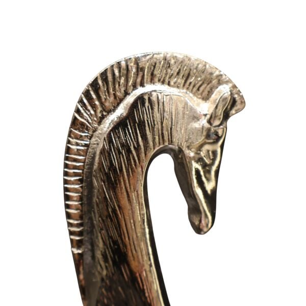 Truva Atı Kitap Tutucu Gümüş