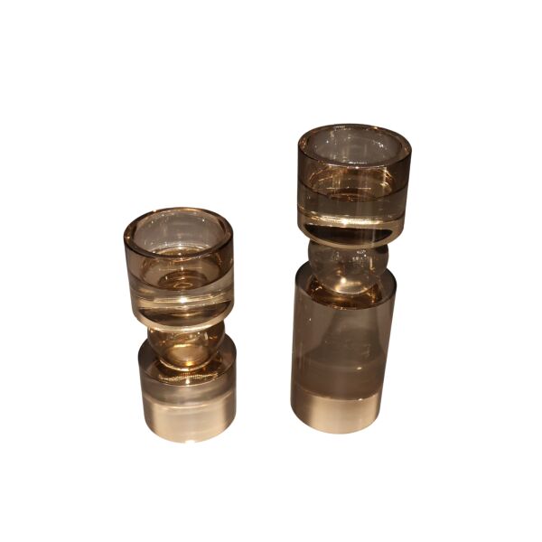 İkili Kahve Kristal Mumluk kahve