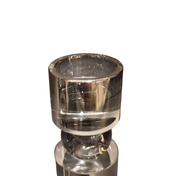 İkili Füme Kristal Mumluk O Füme