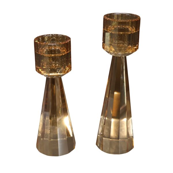 İkili Bal Kristal Mumluk B Bal