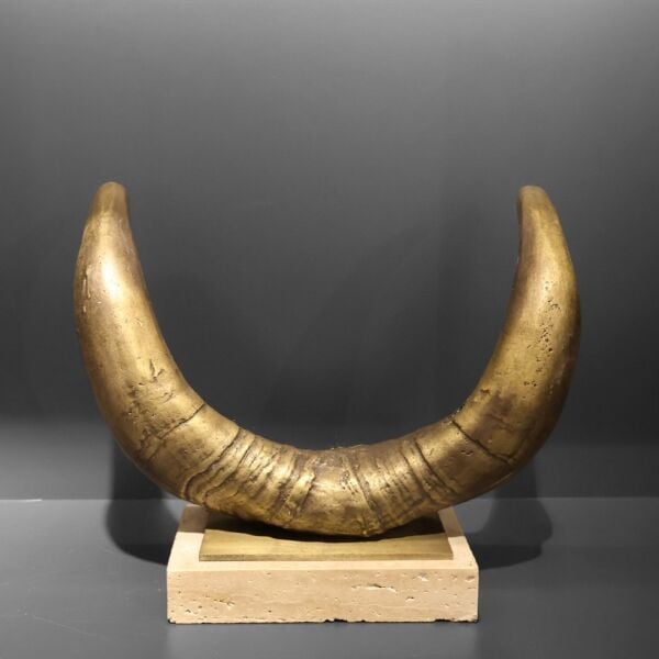 Döküm Boynuz Obje Pirinç