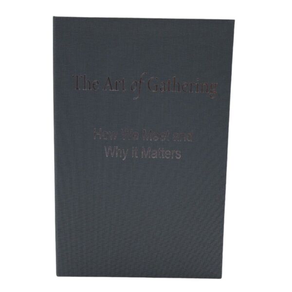 ''Kumaş Dekoratif Kitap Kutu THE ARTMAVİ - GÜMÜŞ''