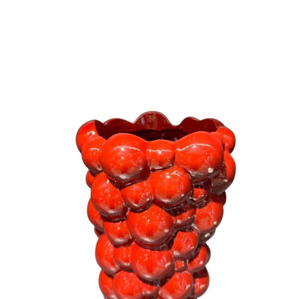 Reçine Toplu Vazo Bordo