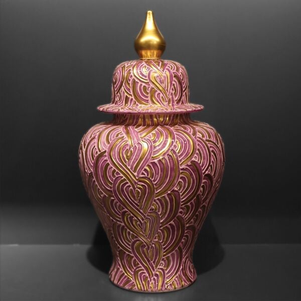 Tırtık Desen Şah Küp Mor