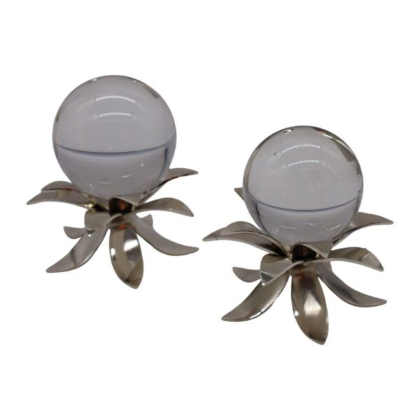 LOTUS KÜRE 2 Lİ ESKİTME Gümüş