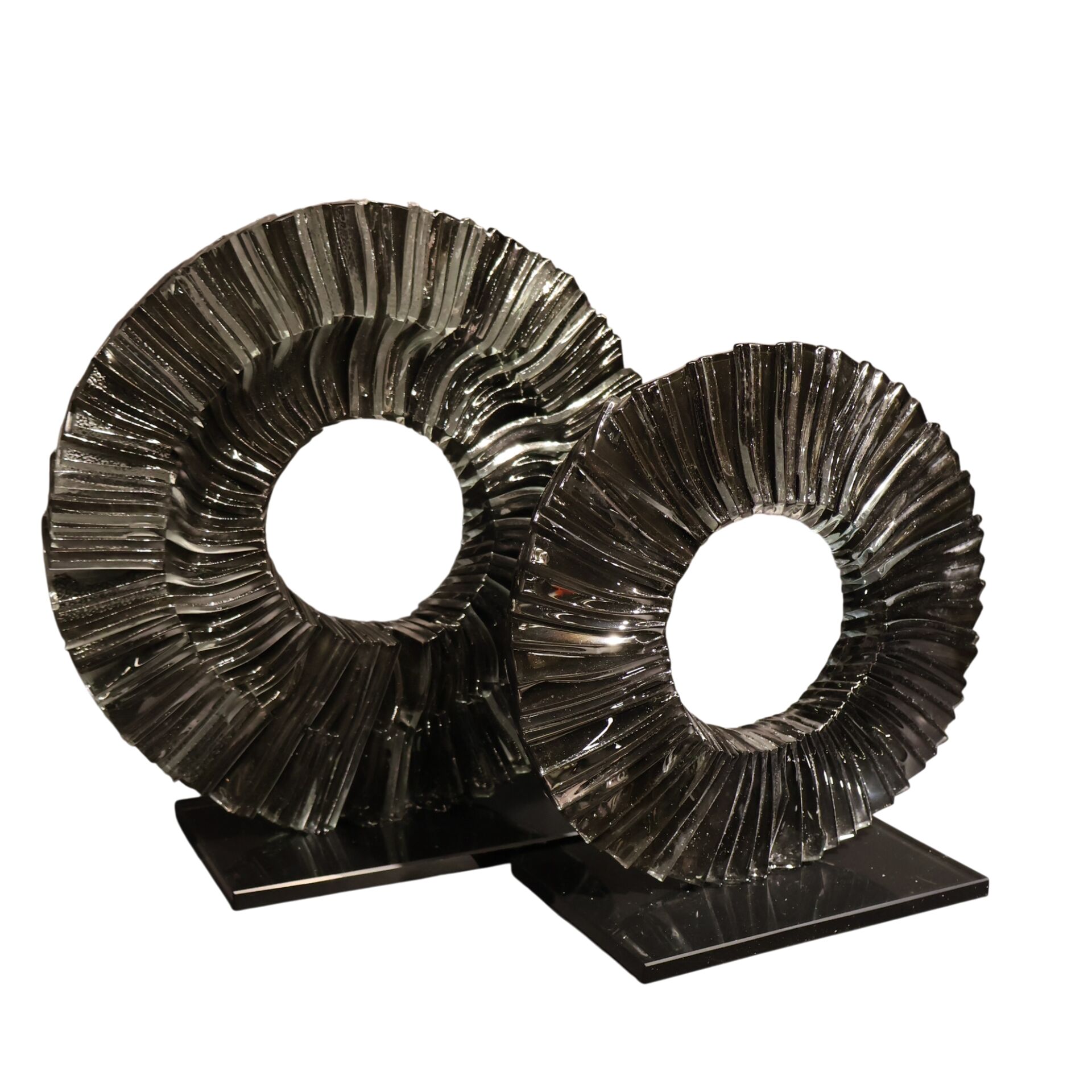 İkili Cam Füzyon Kahve Siyah Siyah