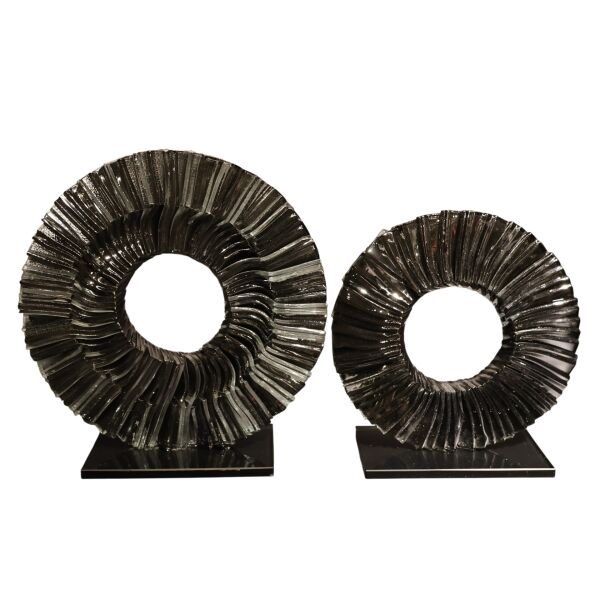 İkili Cam Füzyon Kahve Siyah Siyah