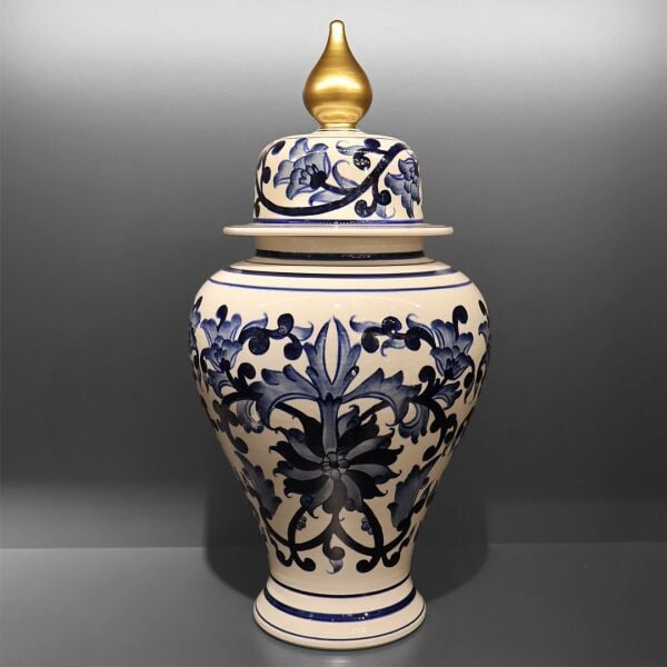 Blue Blanc Şah Küp 30cm