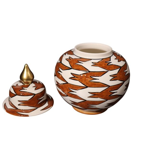 Kazayağı Desen Tombul Şah Küp