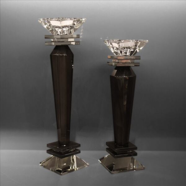 İkili Kristal Şamdan Füme