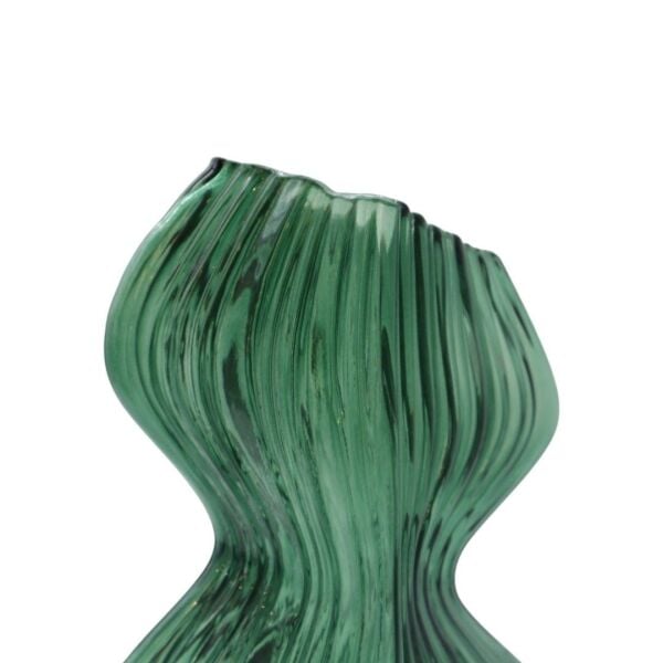 Cam Boğumlu Vazo Şeffaf Şeffaf