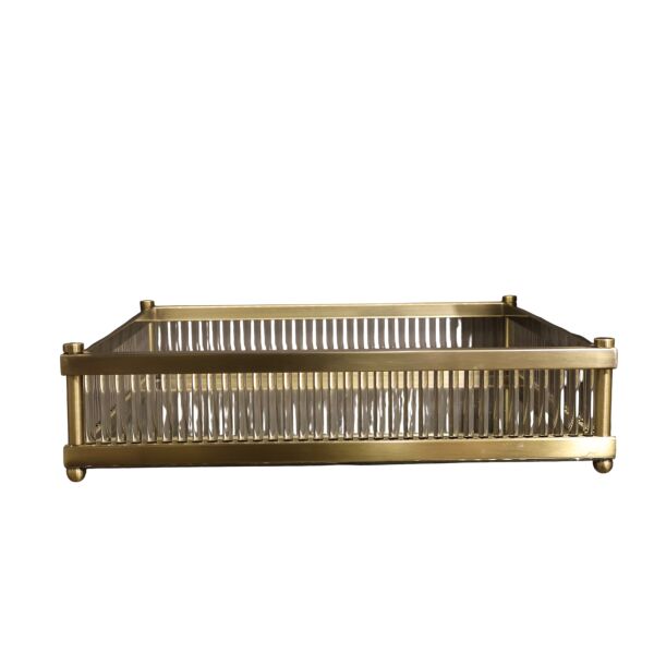 Lujo Cam Çubuklu Tepsi Eskitme Eskitme