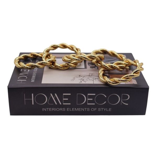 BURGU ZİNCİR METAL ALTIN Gold