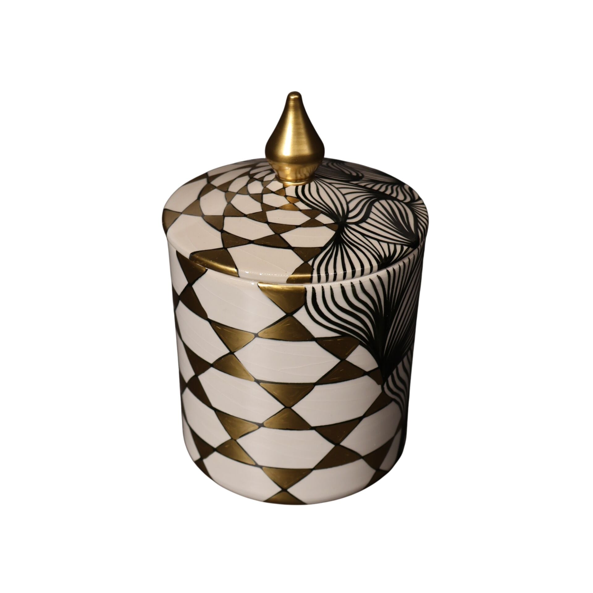 Göz Desen Silindir Küp S Mix Ottoman