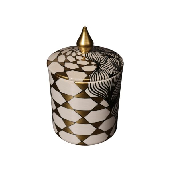 Göz Desen Silindir Küp S Mix Ottoman