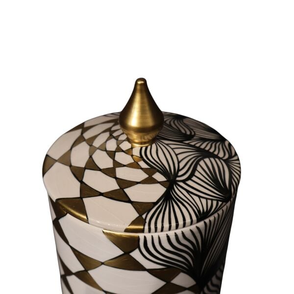 Göz Desen Silindir Küp S Mix Ottoman