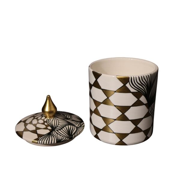 Göz Desen Silindir Küp S Mix Ottoman