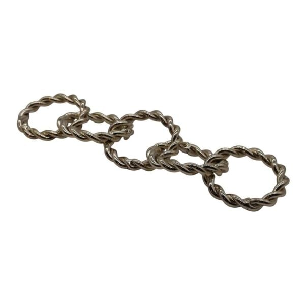 BURGU ZİNCİR METAL ALTIN Gümüş