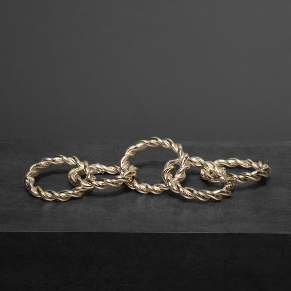 BURGU ZİNCİR METAL ALTIN Gümüş