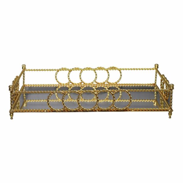 HALKALI METAL TEPSİ 35 X 50 CM ESKİTME