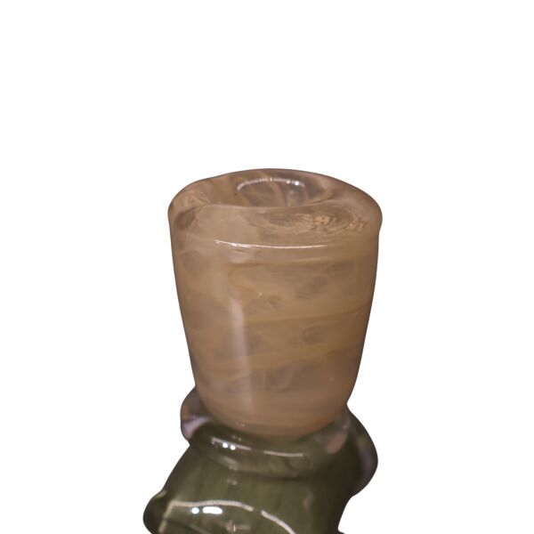 Yeşil Cam Taş Mumluk Küçük