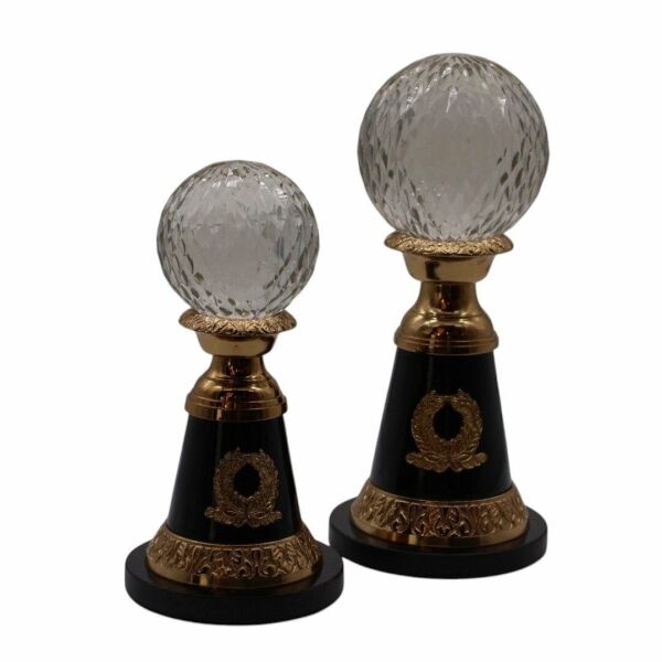 Kristal Başak Alem İkili Set