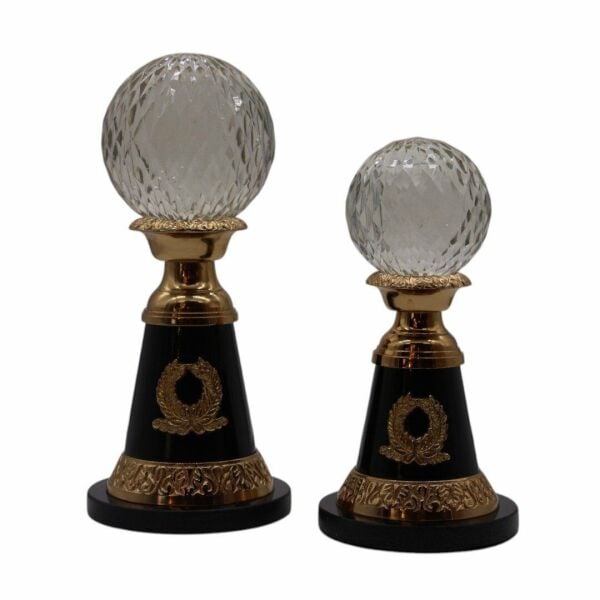 Kristal Başak Alem İkili Set