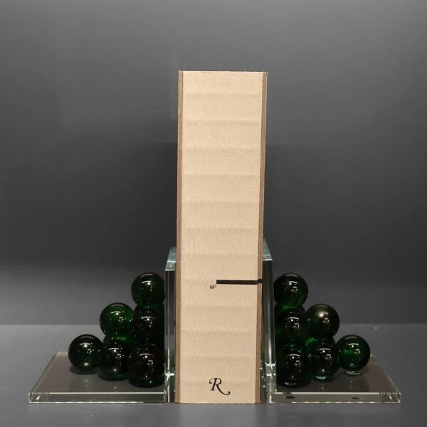 Yeşil Bubble Kitap Tutucu Cam