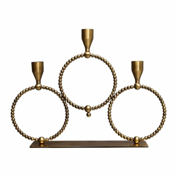 Üçlü Yatay Mumluk Eskitme