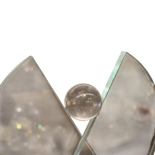 V Kristal Obje Mavi Küçük Mavi