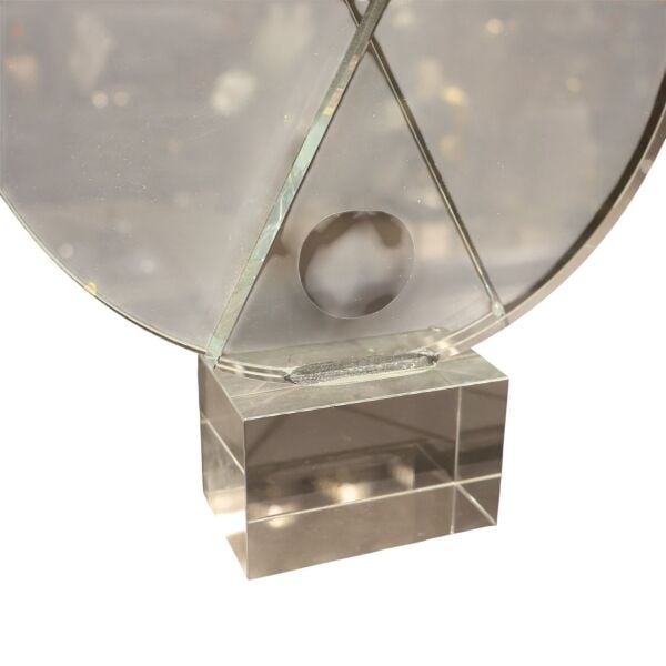 V Kristal Obje Mavi Küçük Mavi