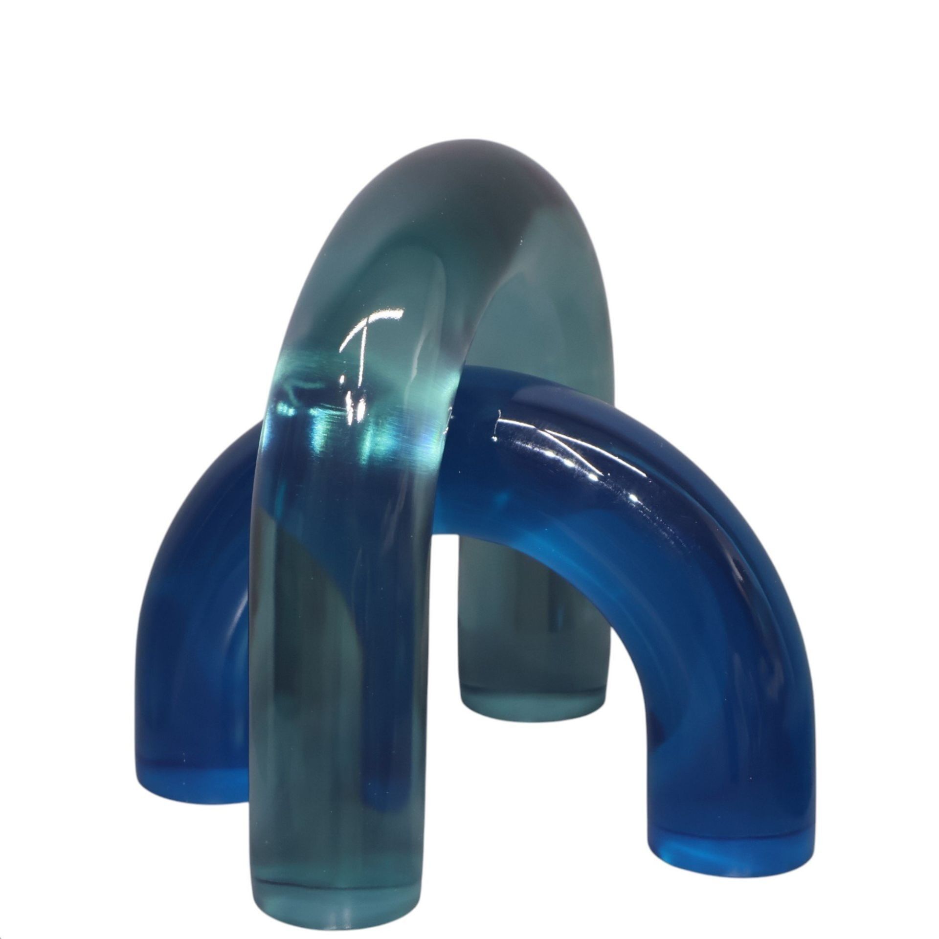 Reçine Halka Su Yeşili - Mavi