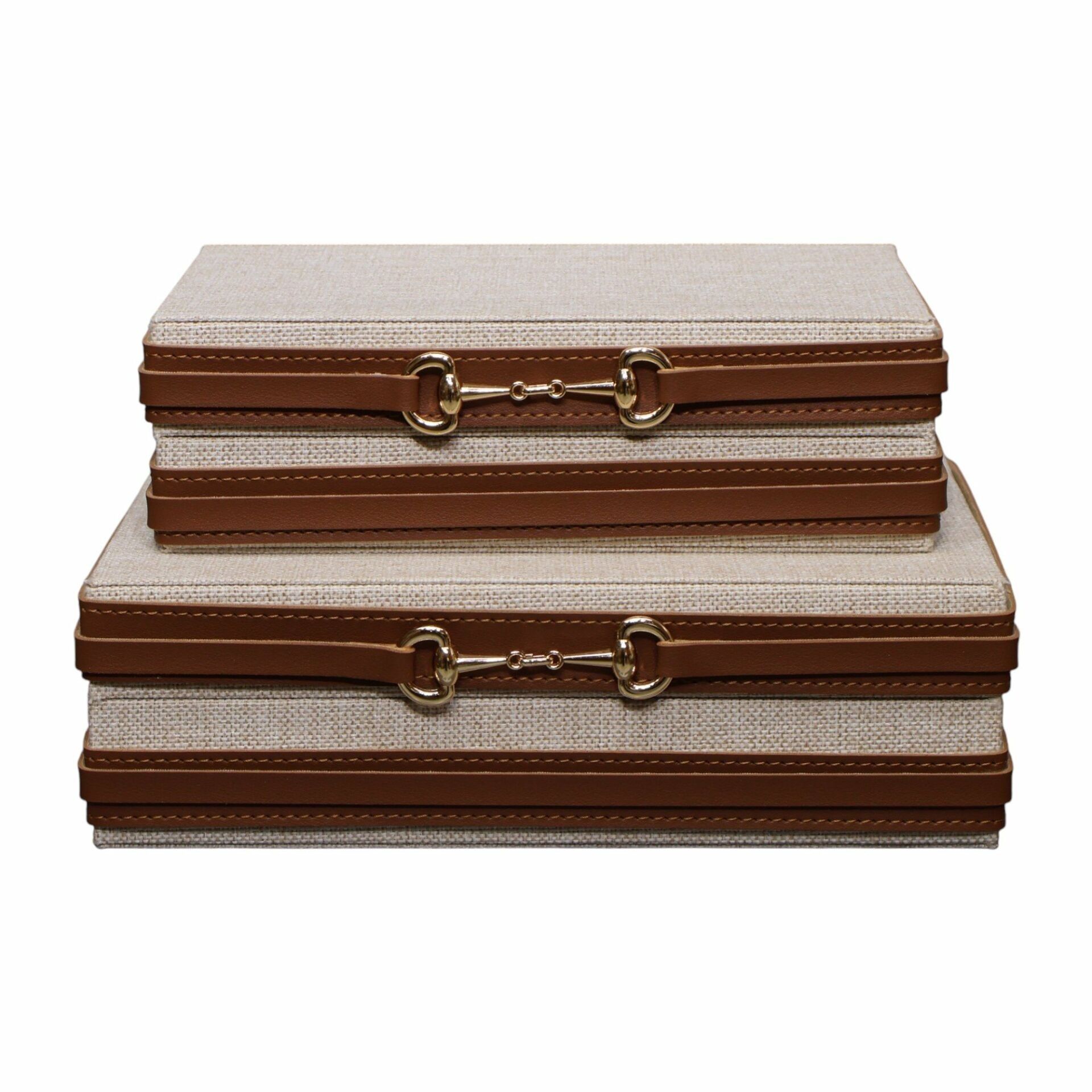 İkili Ketek Kutu Gri Siyah Kemerli Vizon