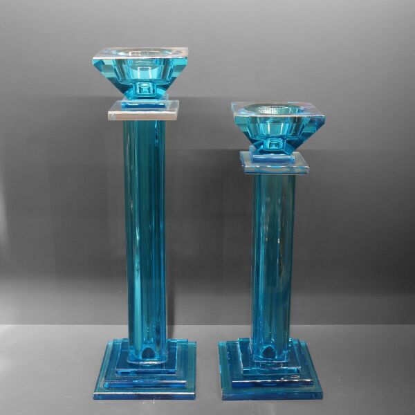 Turkuaz Sütun Şamdan