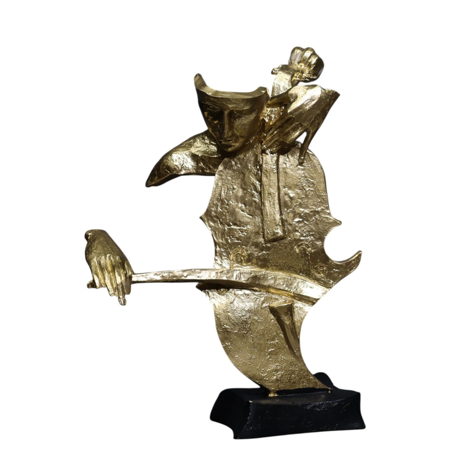 Soyut Çelist Adam Biblo Gold