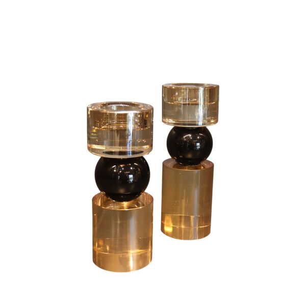 2'li Silindir Mumluk Bal Rengi